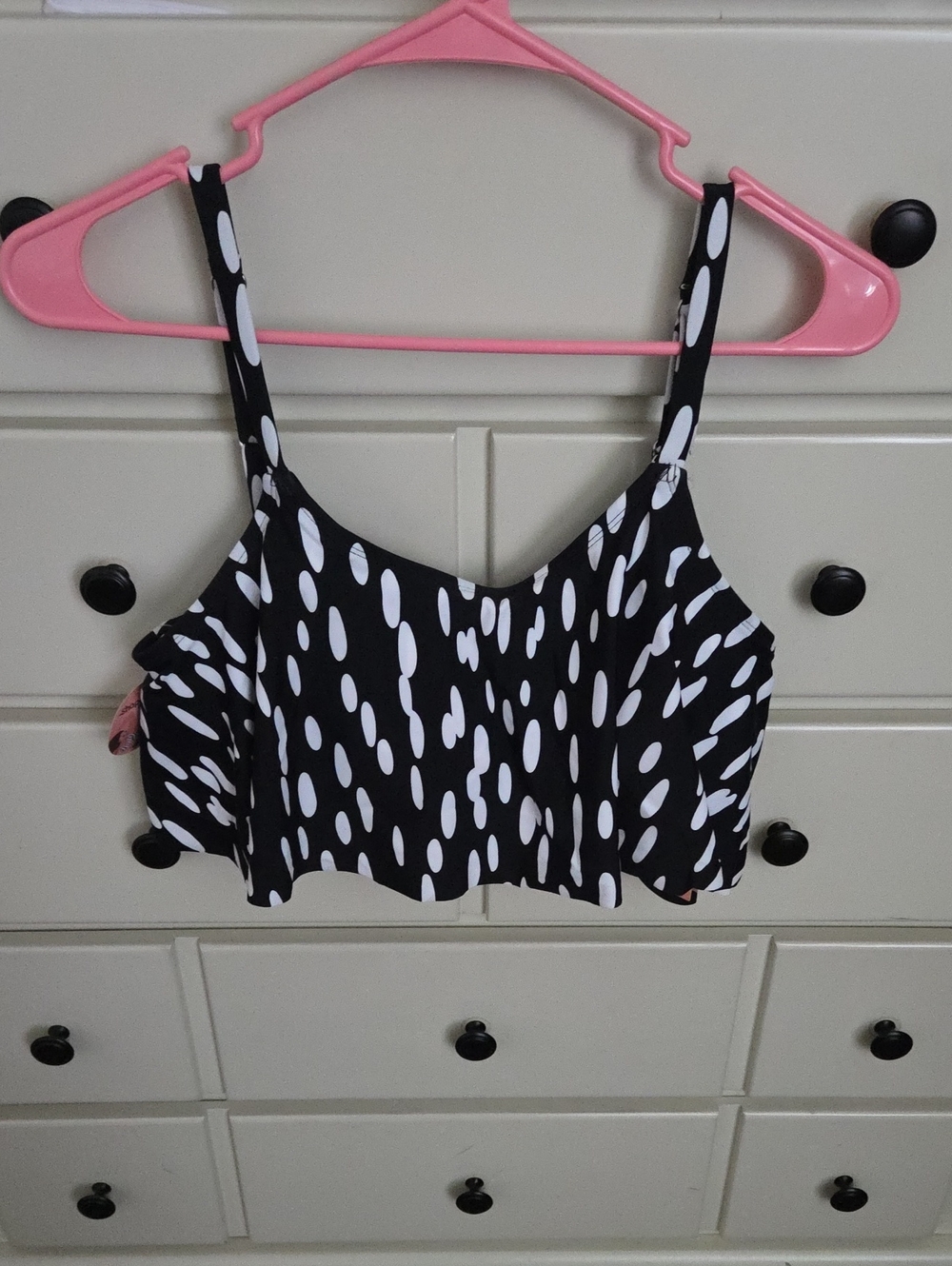 Shapermint Swim Ruffled Bikini Top